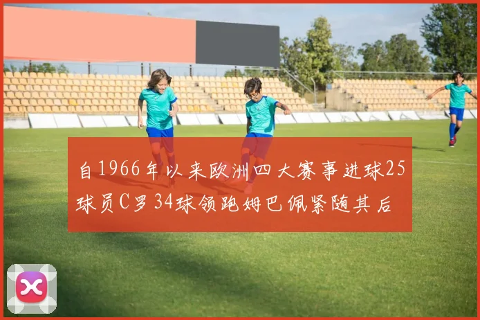 自1966年以来欧洲四大赛事进球25球员C罗34球领跑姆巴佩紧随其后