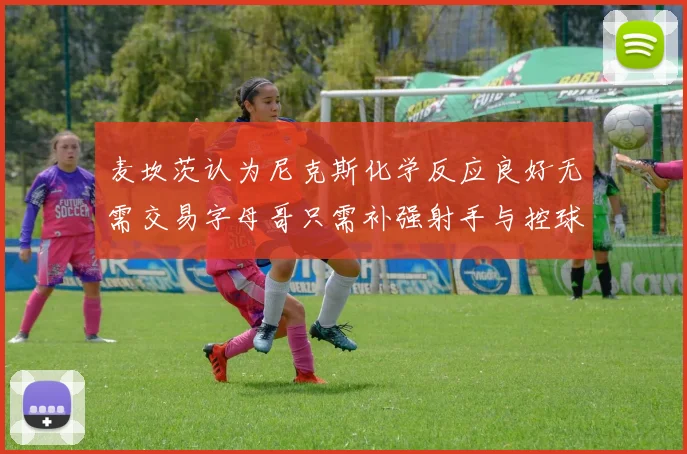 麦坎茨认为尼克斯化学反应良好无需交易字母哥只需补强射手与控球手